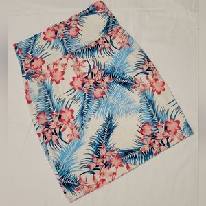 Charlotte Russe | Mini Skirt | Floral | Blue | Pink | Flowers
